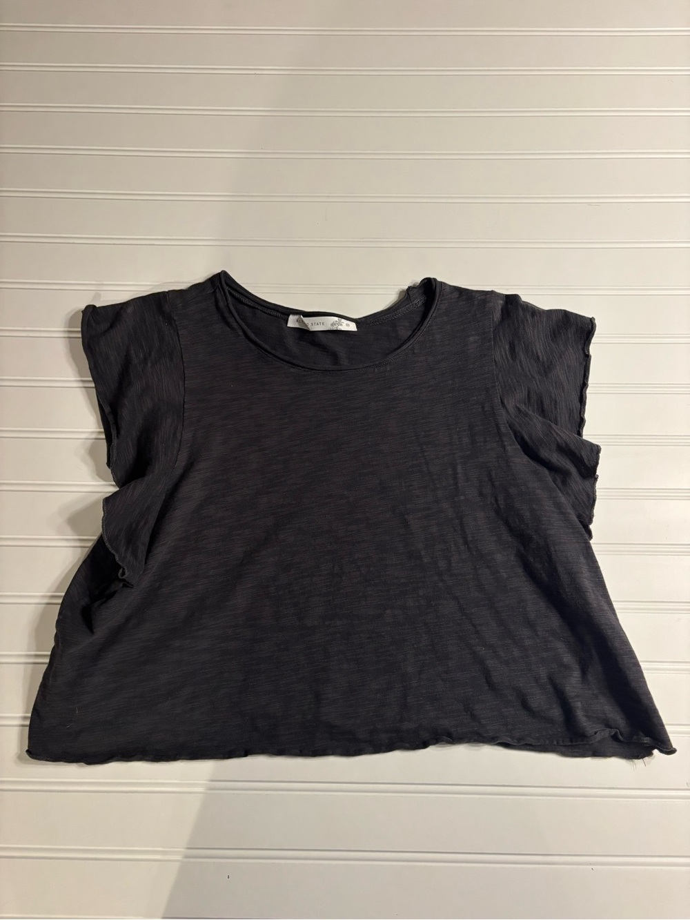 altard state ruffle sleeve top